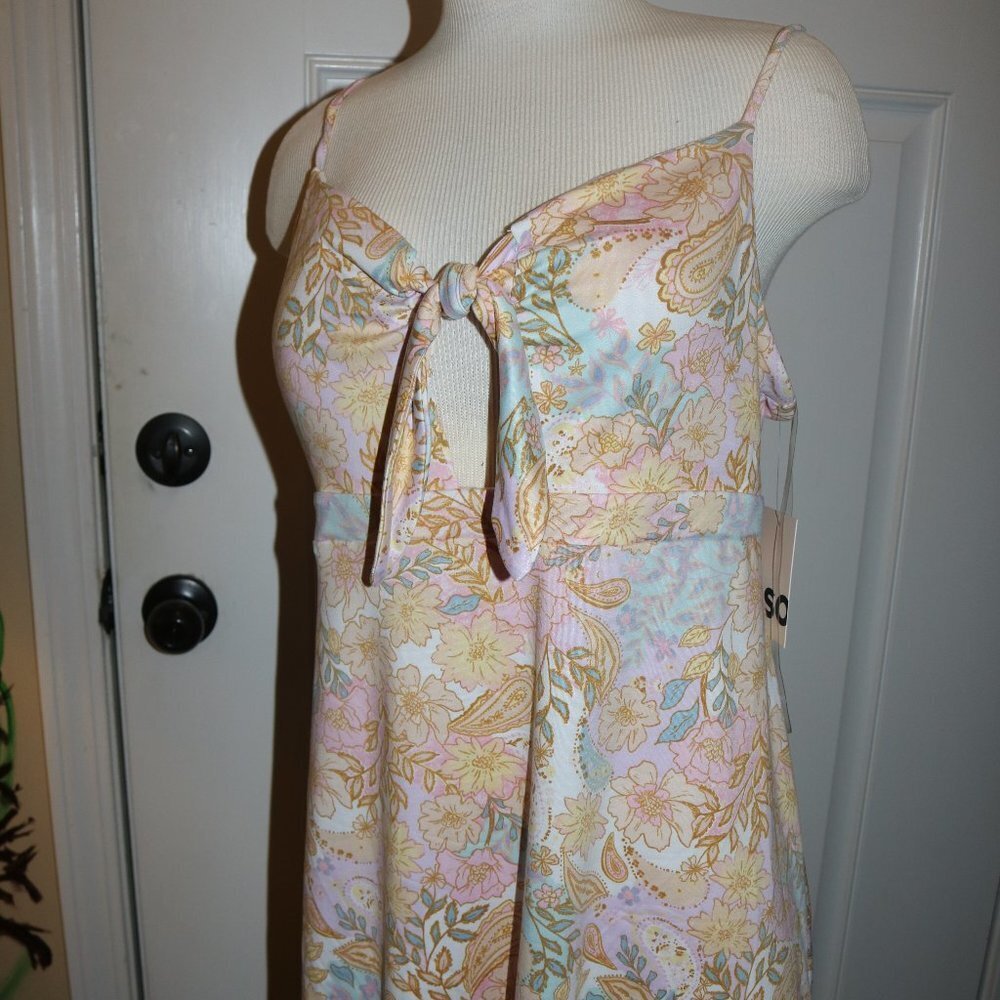 Kohls So tie knot skater mini dress new with tags size large